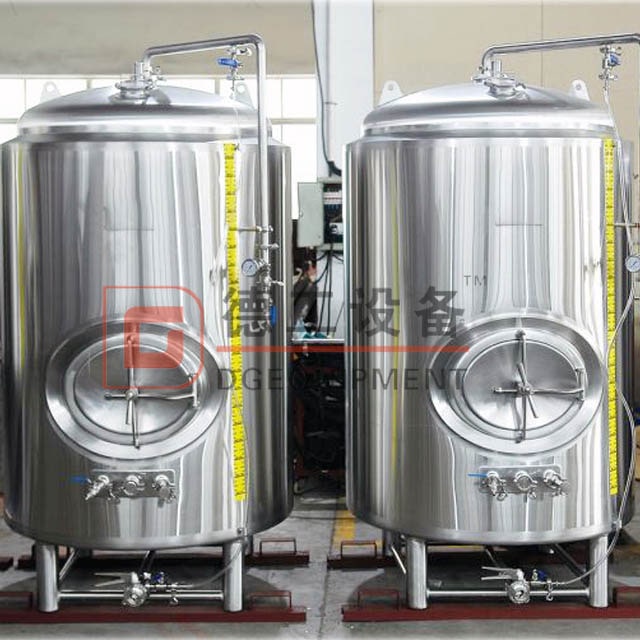 600L Beer Brewery Equipment Mirror Polish 100% TIG Сварка 2-х сосудистая пивоварня для производства пива