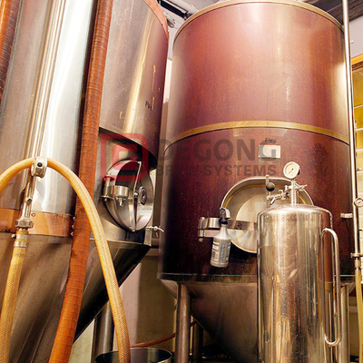 Конический бродильный чан на 3000 л |Оборудование для пивоварения красного медного пива