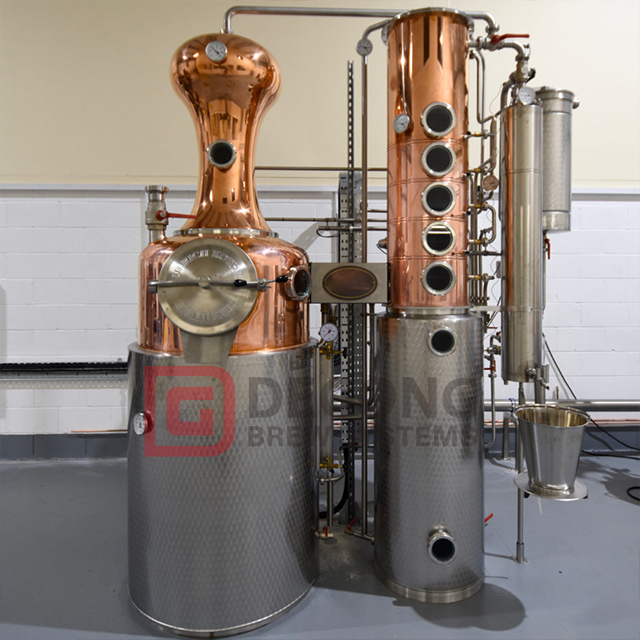 200L Профессиональный индивидуальный медный ликероводочный завод для водки Gin Distilling Equipment Distilling Equipment
