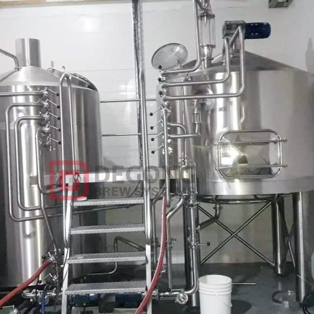 10BBL Пивоварня с паровым отоплением с комбинированной системой с двумя сосудами Поставщик DEGONG
