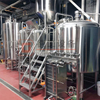 10HL Высококачественное коммерческое пивоваренное оборудование из нержавеющей стали с коническим бродильным чаном и паровой пивоварней