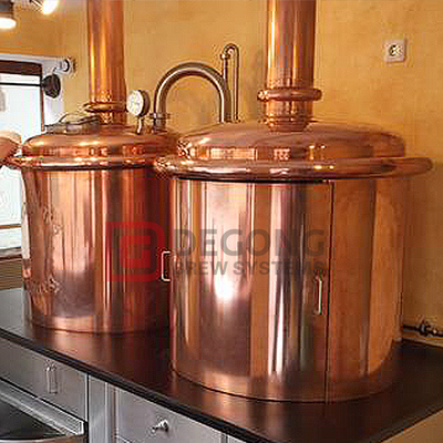 Медная мини-пивоварня 5BBL используется в баре-отеле |Купить пивоваренную систему