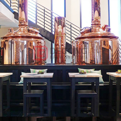 7BBL Red Copper Bar Ресторан Пивоварня Оборудование для изготовления вина